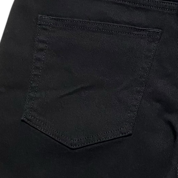 Juicy Couture Denim Shorts 6 Black Classic 5 Pocket Zip-Fly Stretch Casual NWT - Picture 6 of 8